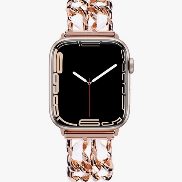 Chunky Chain Link Bracelet Watch Band For Apple Watch - Picture 3 of 11